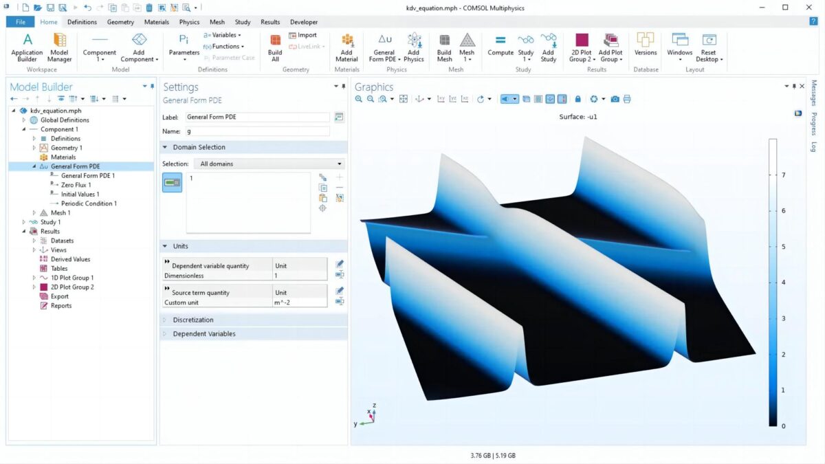 COMSOL Multiphysics® 6.1 软件界面6