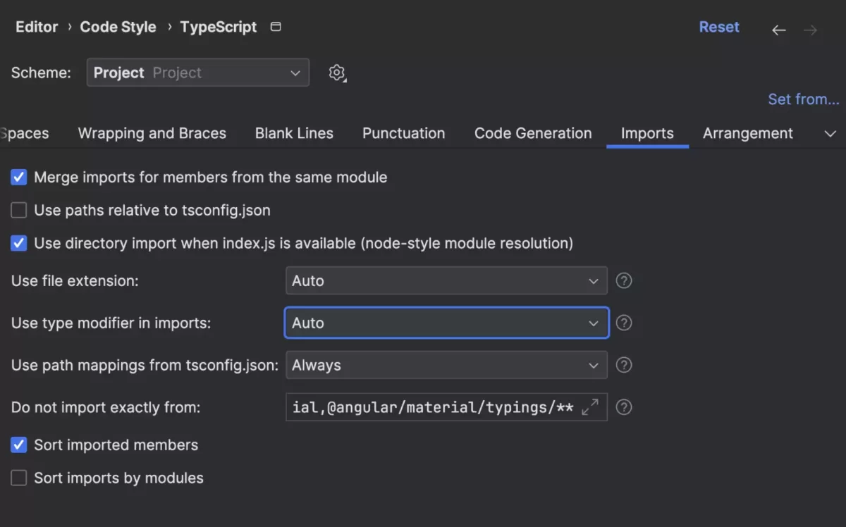 Jetbrains PyCharm 针对 TypeScript 的改进