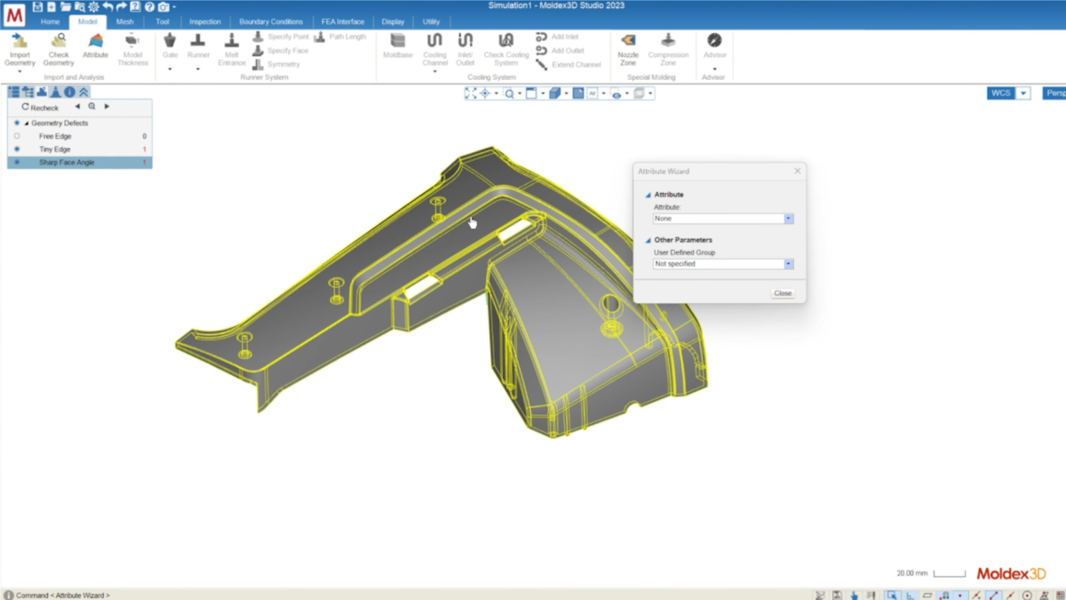 Moldex3D 2023 操作界面5