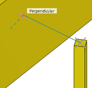 Tekla Structures 捕捉到平行点和捕捉到对象面4