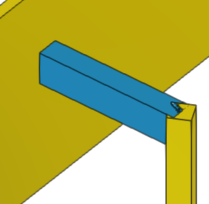 Tekla Structures 捕捉到平行点和捕捉到对象面5