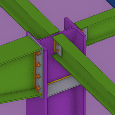 Tekla Structures 模型上传到 Trimble Connect 操作中更准确的模型表示